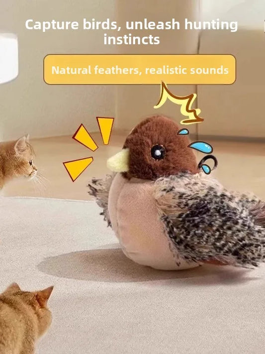 Interactive Plu Toy for Depred Kittens Sound ing  Simulation Toy Touch Sensation Funny Playtime Multi Pet Universal